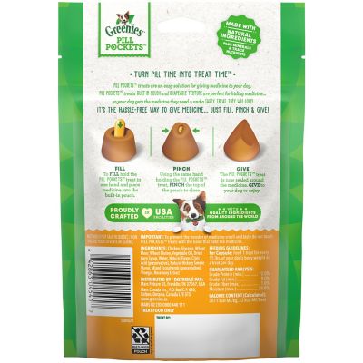 Image showing  Pill Pockets Chicken Flavor Pill Hiding Treats for Dogs