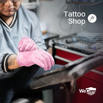 Image showing  Nitrile Latex Free & Powder Free Disposable Gloves - Box of 50 Gloves