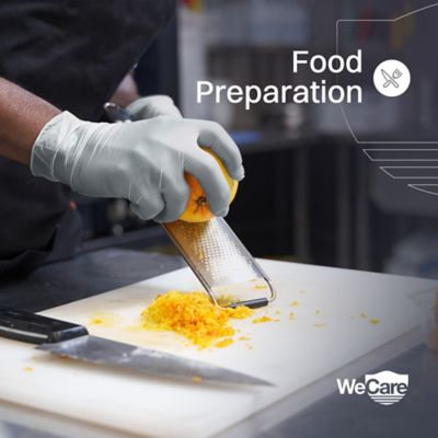 Image showing 4 th WeCare Nitrile Latex Free & Powder Free Disposable Gloves - Box of 50 Gloves