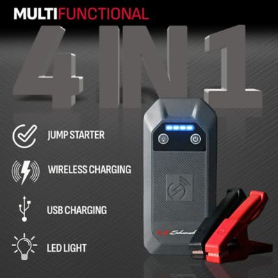 Image showing  Electric SL1672 1000 Amps 12 V Jump Starter and Portable Power Pack with Wireless Charging Pad