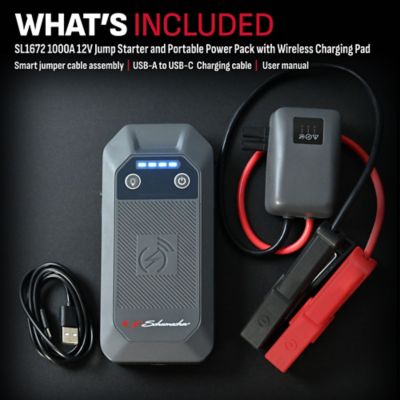 Image showing 5 th Schumacher Electric SL1672 1000 Amps 12 V Jump Starter and Portable Power Pack with Wireless Charging Pad