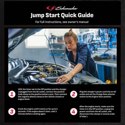 Image showing 5 th Schumacher Electric Farm and Ranch 250A 6V and 12V Manual Timer Controlled Battery Charger and Jump Starter