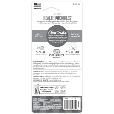 Image showing 7 th Nylabone Healthy Edibles Natural Dog Chews, Roast Beef Flavor