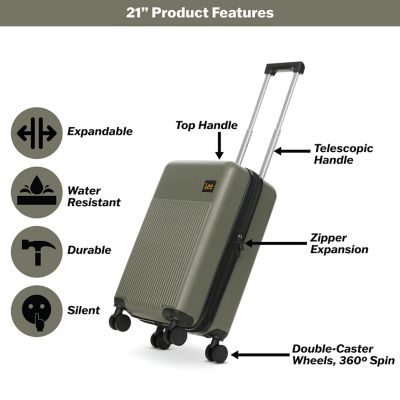Image showing 5 th Lee Maven Hard Side Rolling Luggage, 21 in.