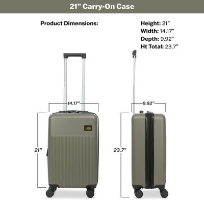 Image showing 6 th Lee Maven Hard Side Rolling Luggage, 21 in.