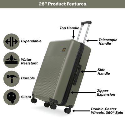Image showing 5 th Lee Maven Hard Side Rolling Luggage - 28 in.