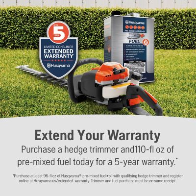 Image showing 6 th Husqvarna 122HD 24 in. Gas Hedge Trimmer
