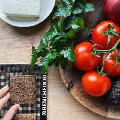 Image showing  20 in. x 33.5 in. Premium Non Stick Silicone Mesh Dehydrator Mats, 28 Bundle Pack