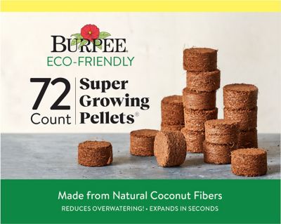 Burpee Seed Starting, Super Growing Pellets 72 ct. Seeds