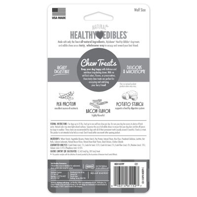 Image showing 6 th Nylabone Bacon Healthy Edibles, 2 Pack