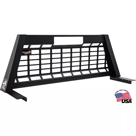 Buyers Products GuardDogg Heavy Duty Steel Truck Head Rack with Mounting Brackets for Ford F-150 RAM 1500 GM 2500/3500 Headache Racks