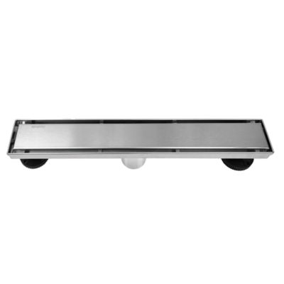 Neodrain 18 in. Stainless Steel Linear Shower Drain with Tile In Pattern Surface, ZA3-18-T02-BR