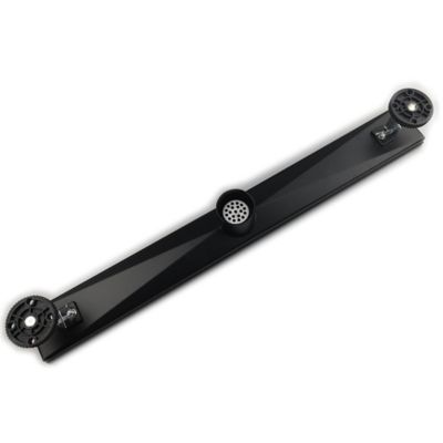 Image showing  36 in. Stainless Steel Linear Shower Drain with Stripe Pattern Surface, ZA3-36-G01-MB