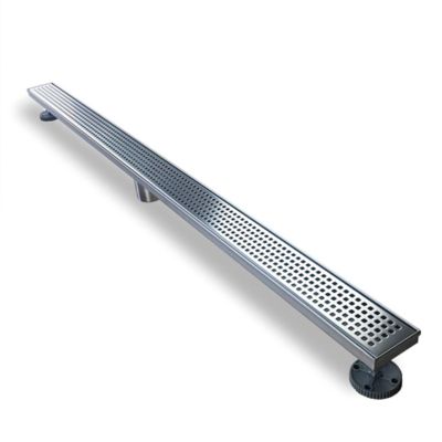 Neodrain 48 in. Stainless Steel Linear Shower Drain with Square Pattern Surface