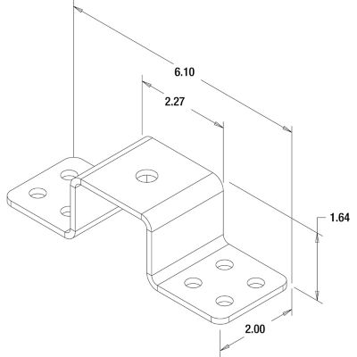 Image showing  GuardDogg Mounting Bracket for Flood and Spot Style Work Lights