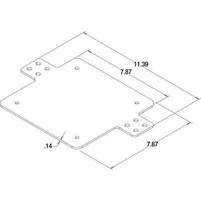 Image showing  GuardDogg Mounting Bracket for Rotating Spotlights