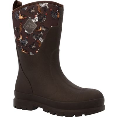 Muck Boot Company Womens Chore Classic Mid Work Boot Chicken Print at Tractor Supply Co