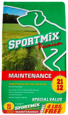 Sportmix Maintenance Adult Mini Chunk Chicken Recipe Dry Dog Food, 40 lb. Bag