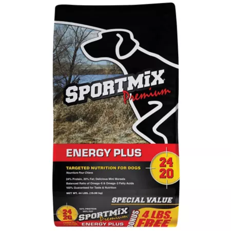 Sportmix Energy Plus Adult Performance Mini Chunk Chicken Recipe Dry Dog Food 40 lb Bag Dry Dog Food