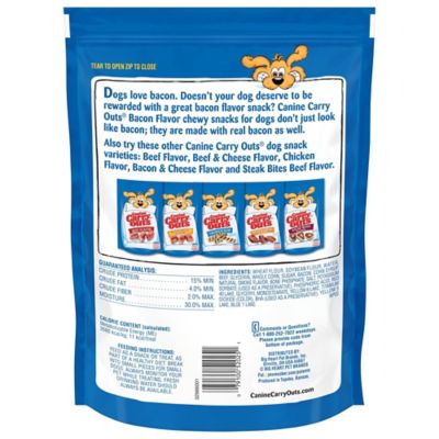 Image showing 1 th Canine Carry Outs Bacon Flavor Dog Treats, 22.5 oz Bag