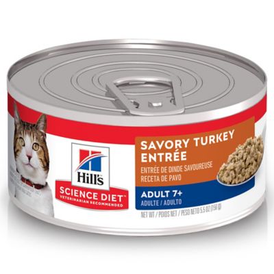 hill's science diet senior cat food