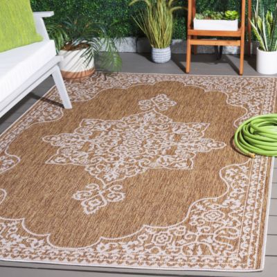 Image showing 1 th Safavieh Beach House BHS292 Indoor and Outdoor Area Rug