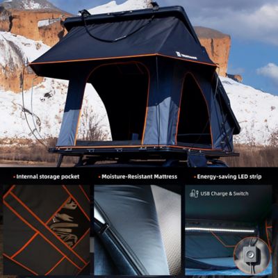 Image showing 5 th Trustmade Triangle Aluminum Hard Shell Scout Max Roof Top Tent