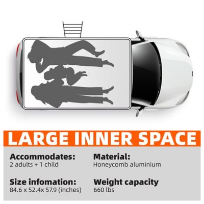 Image showing 8 th Trustmade Triangle Aluminum Hard Shell Scout Max Roof Top Tent