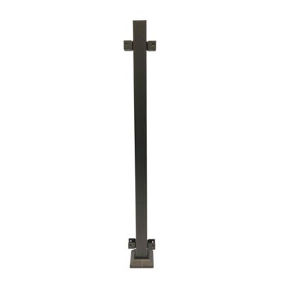 Fortress Building Products Bronze Steel Railing Line Post, 53312396