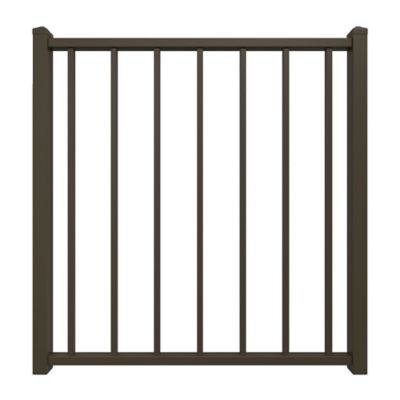 Fortress Building Products Bronze Steel Gate, 53134356