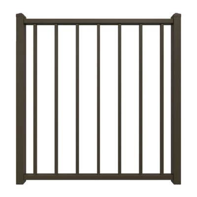 Fortress Building Products Bronze Steel Gate, 53134356