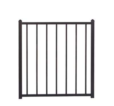 Fortress Building Products Black Steel Gate, 53134358