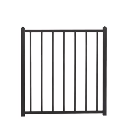 Fortress Building Products Black Steel Gate 53134358 Farm Gates