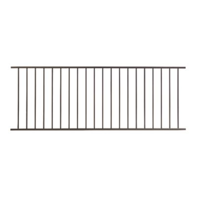 Fortress Building Products Bronze Steel Railing Level Panel, 53134706