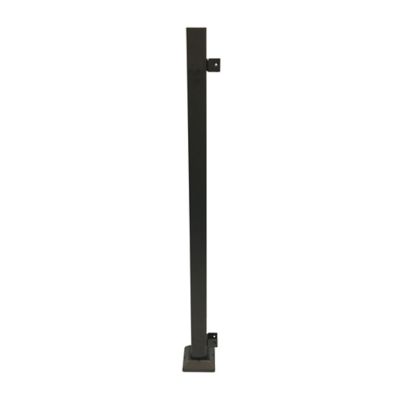 Fortress Building Products Bronze Steel Railing End Post, 53322456