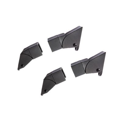 Fortress Building Products 1 in., Black Steel Simplified Stair Bracket, 4 pk.