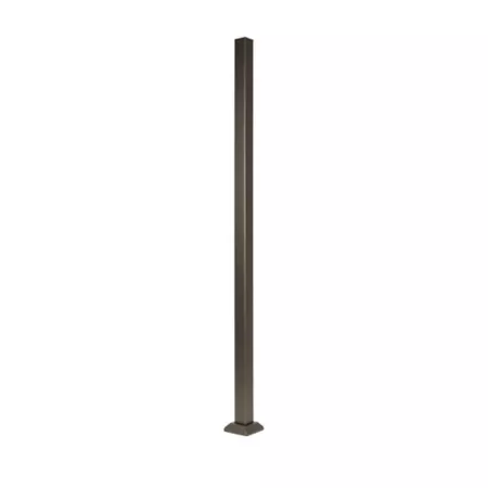 Fortress Building Products Bronze Steel Stair Railing Post 2" W x 55 1/2" H Metal Posts