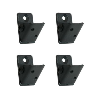 FORTRESS Fe26 3.75 in x 2.75 in x 1 in UB-04 Black Steel Angle Adapter Bracket (4-Pack)