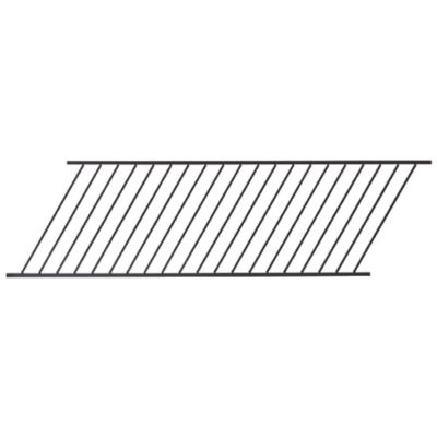Fortress Building Products Black Steel Adjustable Railing Stair Panel, 53234948