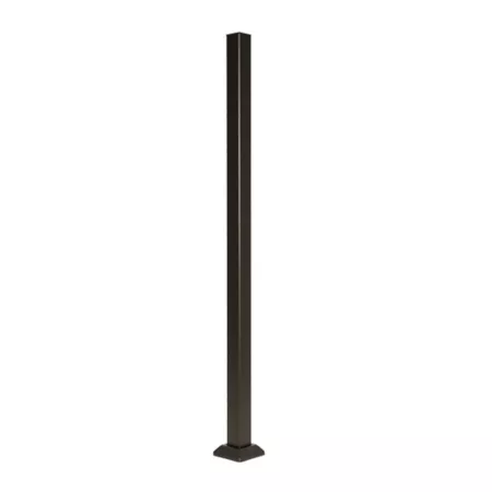 Fortress Building Products Antique Bronze Steel Post for Stairs Metal Posts