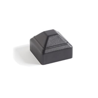 Fortress Building Products 2 in. Black Steel Pressed Dome Post Cap