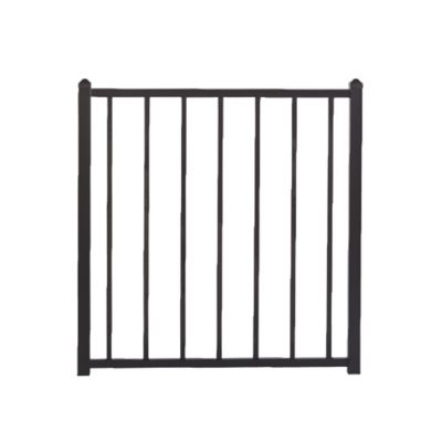 Fortress Building Products Black Steel Gate, 53140358