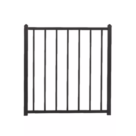 Fortress Building Products Black Steel Gate 53140358 Farm Gates