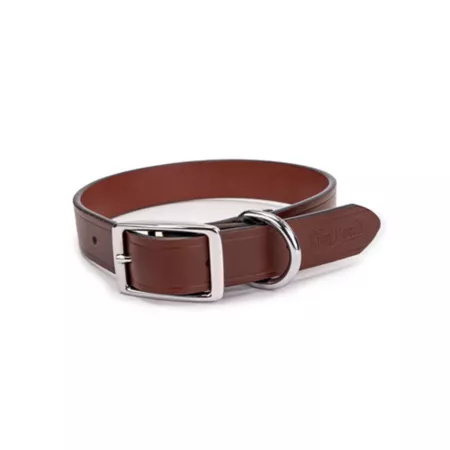 King Buck Leather Collar with D-Ring Leather Dog Basic Collars