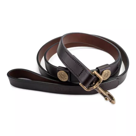 King Buck Premium Leather Leash 6 ft. Dog Basic Leashes