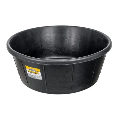Image showing  13 gal. Round Rubber All-Purpose Tub and Feeder