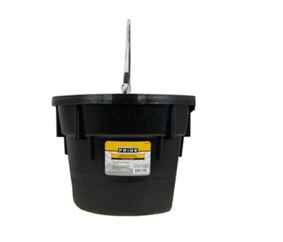 Producer's Pride 4.5 gal. Rubber Flat Back Bucket with Handle