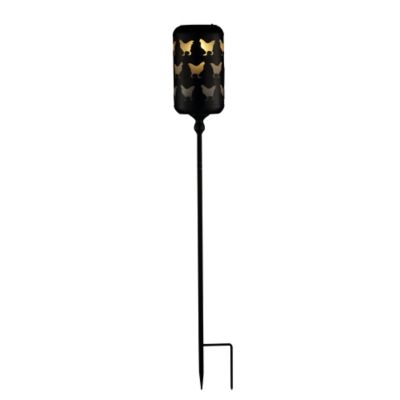 Red Shed 36 in. Metal Chicken Cutout Solar Stake