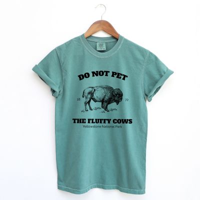 Simply Sage Market Yellowstone Fluffy Cows Garment Dyed T Shirt