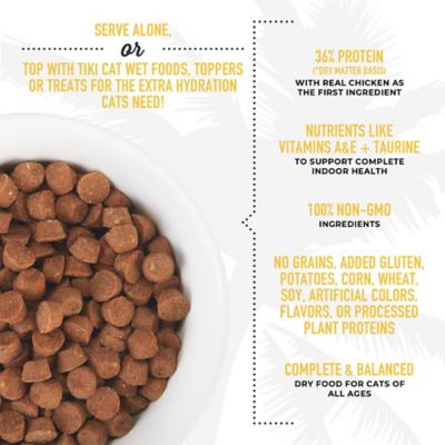 Image showing  Born Carnivore Indoor Health Dry Cat Food, Chicken & Turkey Meal, 6 lb. Bag